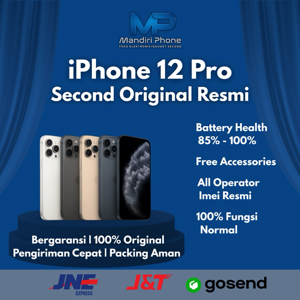 iPhone 12 PRO 128GB SECOND RESMI iBox