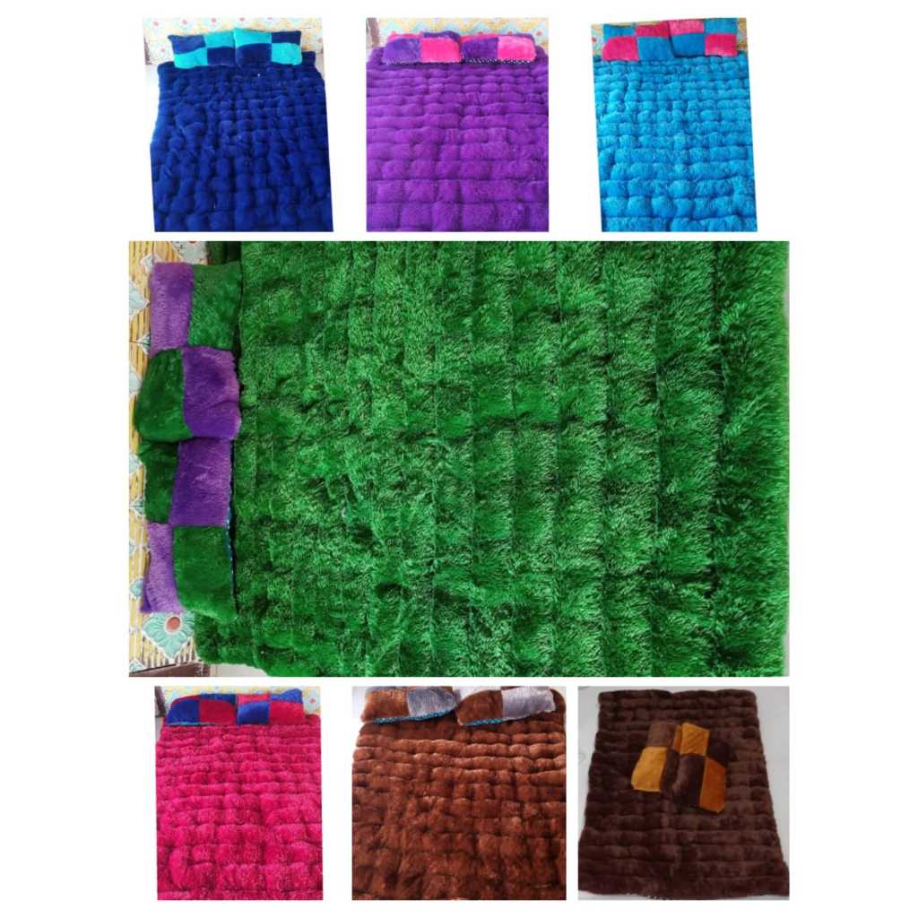 (FREE 2 bantal) Kasur Cimol Palembang uk 120x165 Bulu Rasfur Avidah