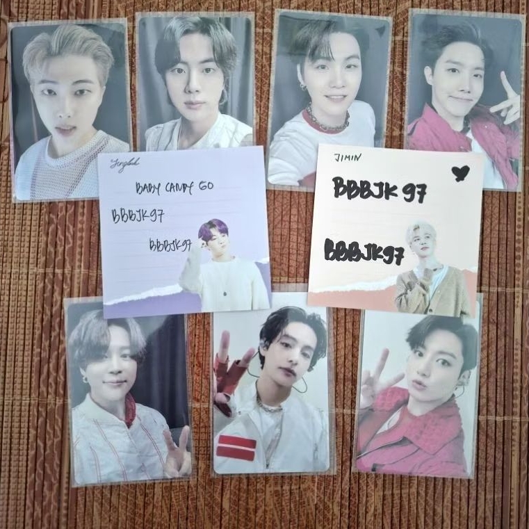 [READY STOCK] TOLONG [BACA DESKRIPSI]OFFICIAL PC PHOTOCARD BTS V TAEHYUNG JK JUNGKOOK PTD PERMISSION