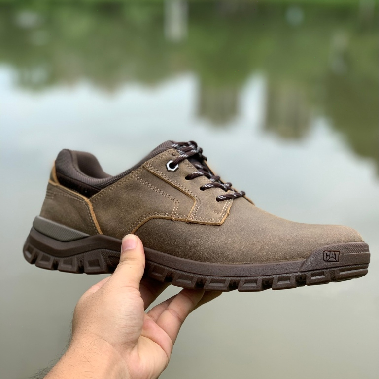 Sepatu Caterpillar Pria Work Genuine Leather Boots Shoes 8180840