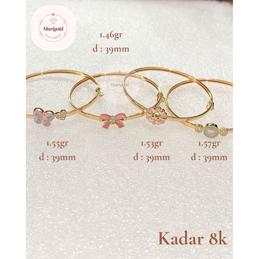 Gelang Emas Anak Kids 8k