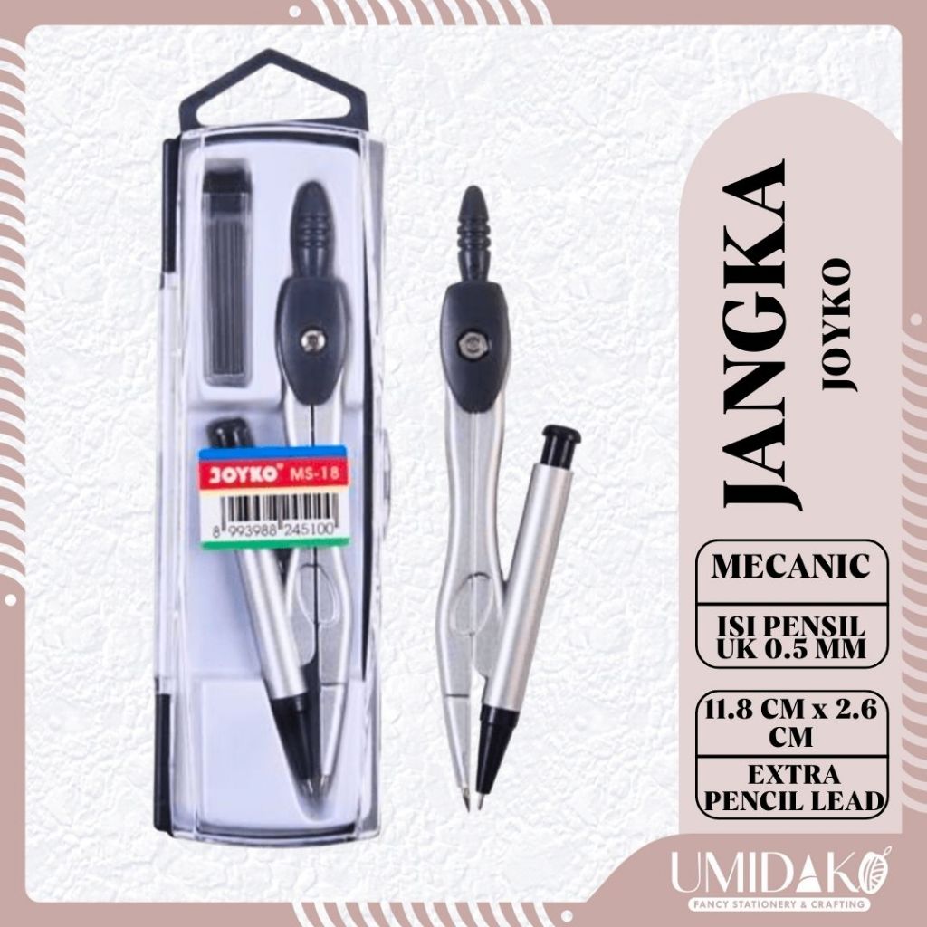 

[UMIDAKO] MATH SET/JANGKA MATEMATIKA / JOYKO MS-18