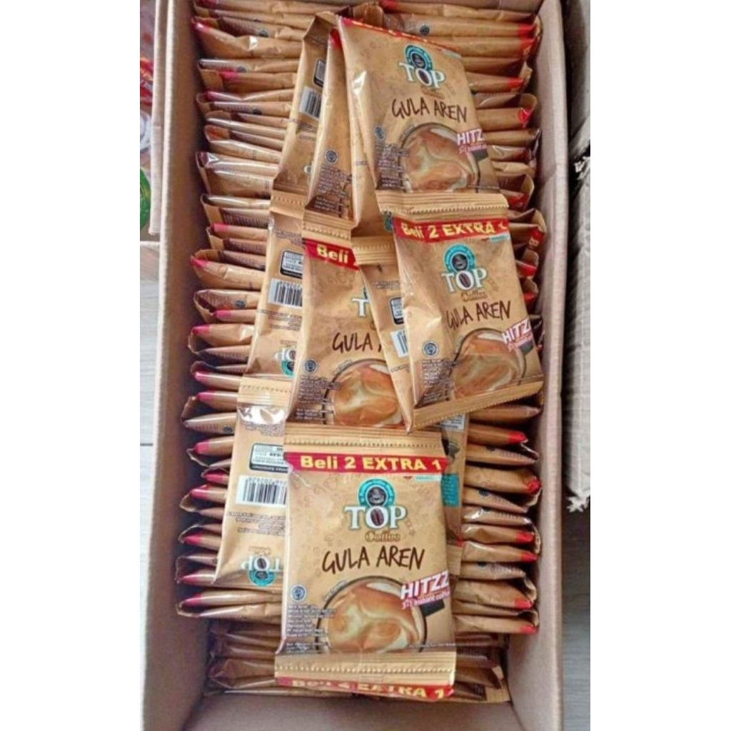 

Top Coffee Gula Aren Instan Kemasan Renceng isi 15 x 22 gr]
