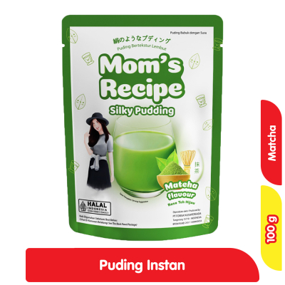 

Mom's Recipe Silky Pudding Instan Matcha 100 g