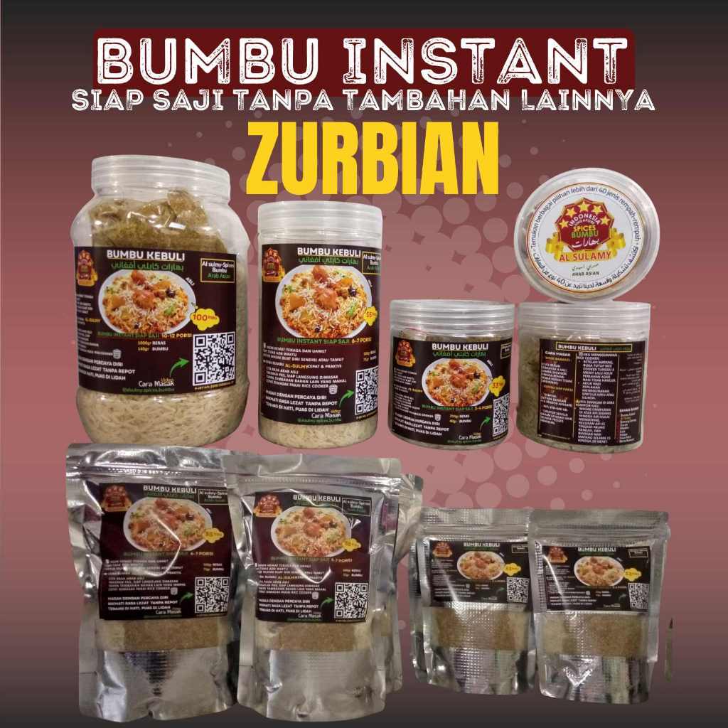 

Beras Basmati & Bumbu Nasi Zurbian Instant