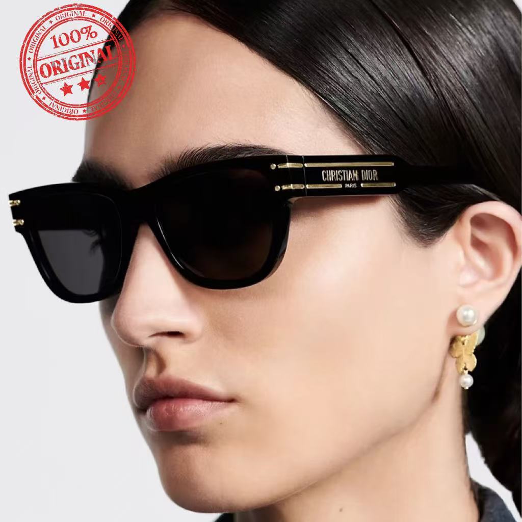 Kacamata Hitam Dior Sunglasses Original Christian Paris Signature Polished Hitam Wanita