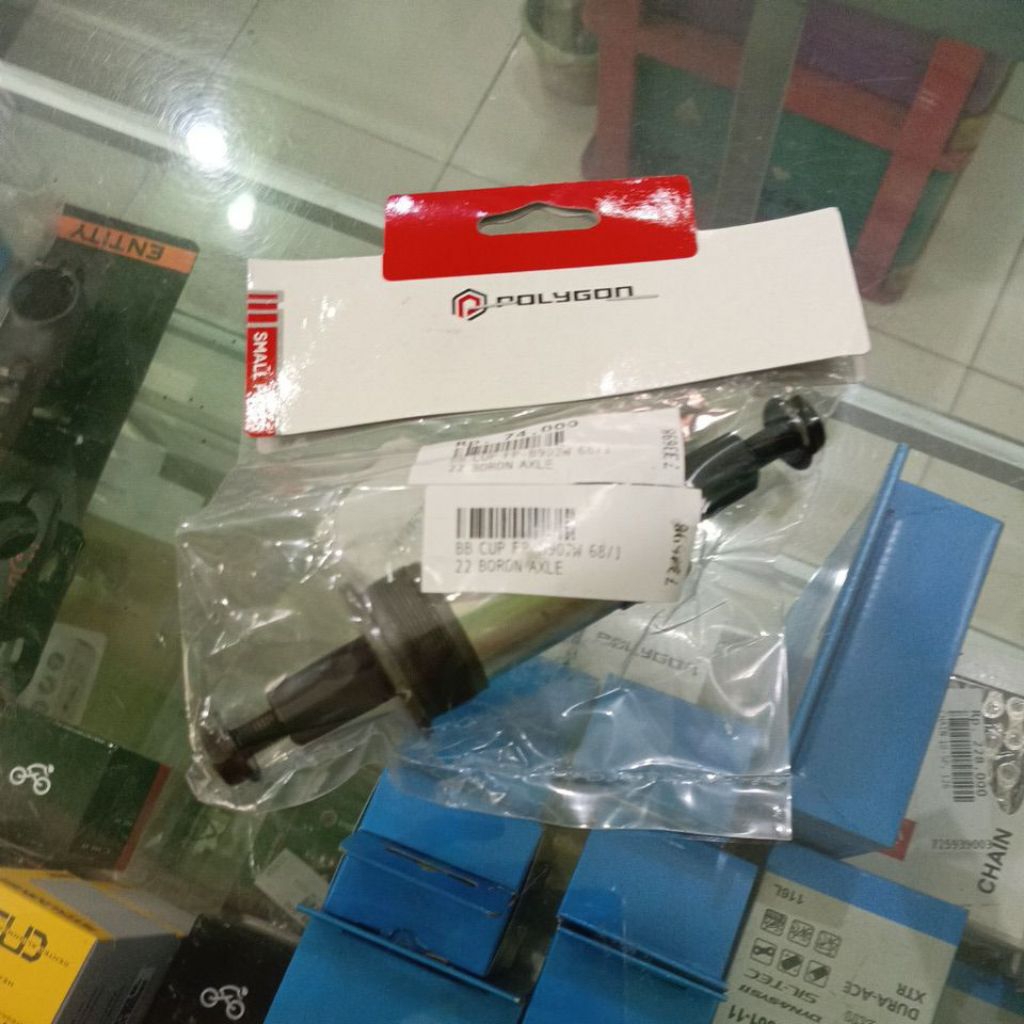 BB Bottom Bracket Kotak Polygon 122mm Bearing Laker Sepeda