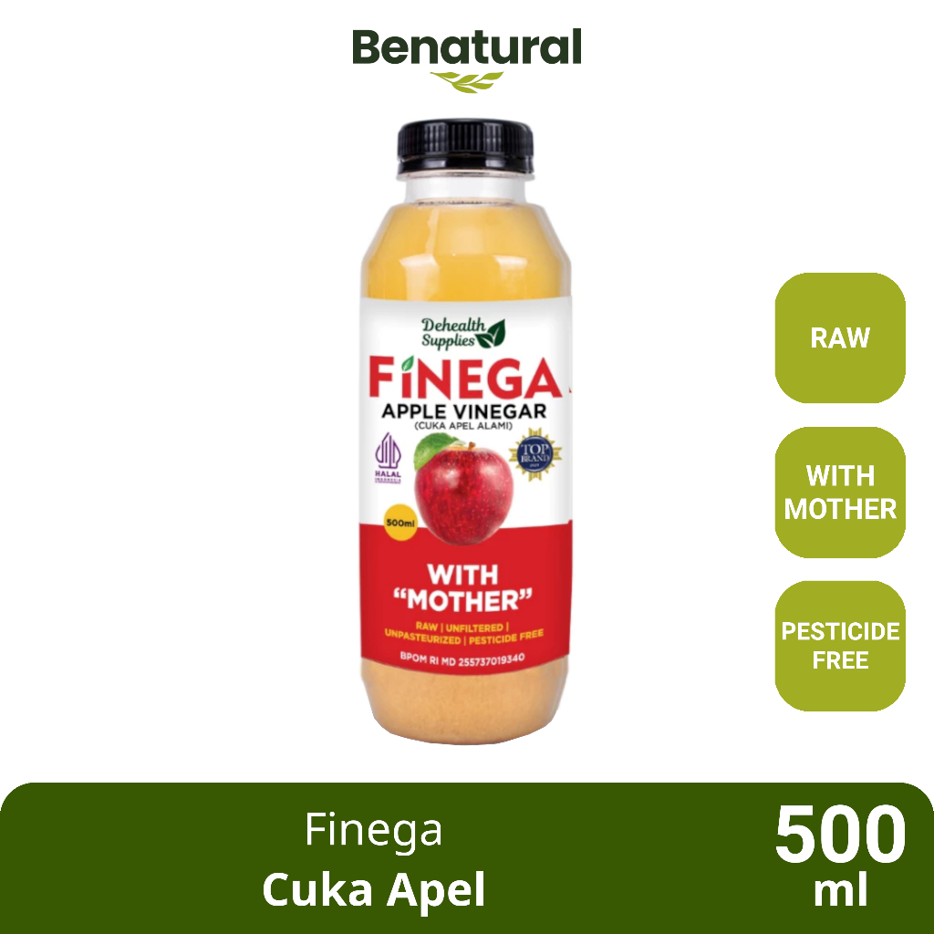 

Finega Cuka Apel 500ml Dehealth Supplies