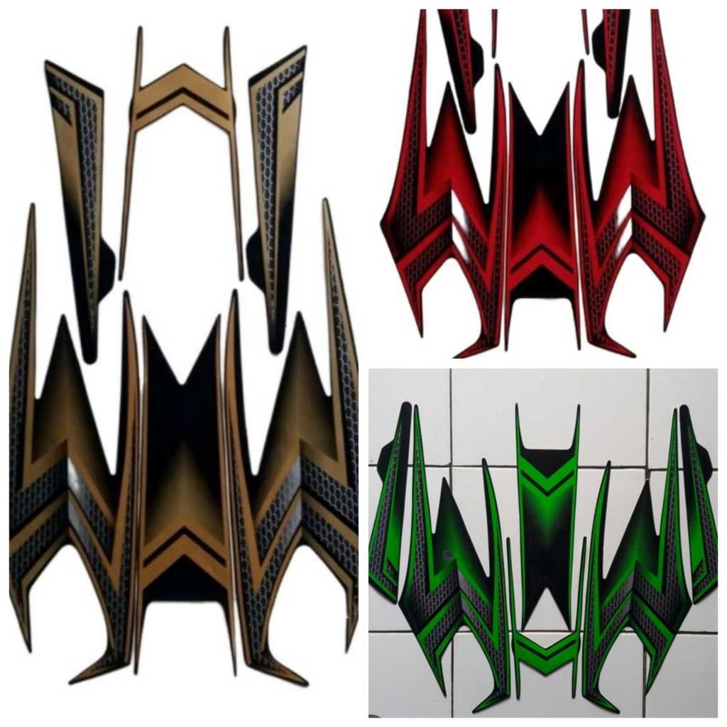 Striping Stiker Motor Yamaha Rx King SE 2004 gold Lis Les Body Rx king SE 2004 Gold