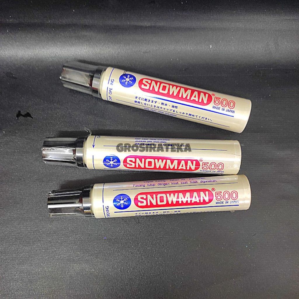 

SPIDOL PERMANEN JUMBO 500 HITAM SNOWMAN