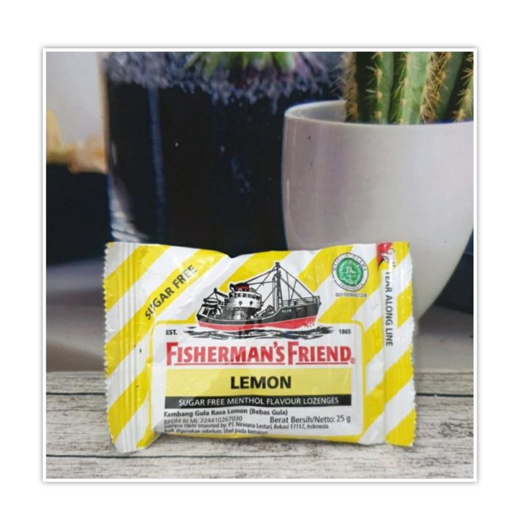 

Fisherman Friend Lemon 25 gr Sugar Free Candy Permen Tanpa Gula