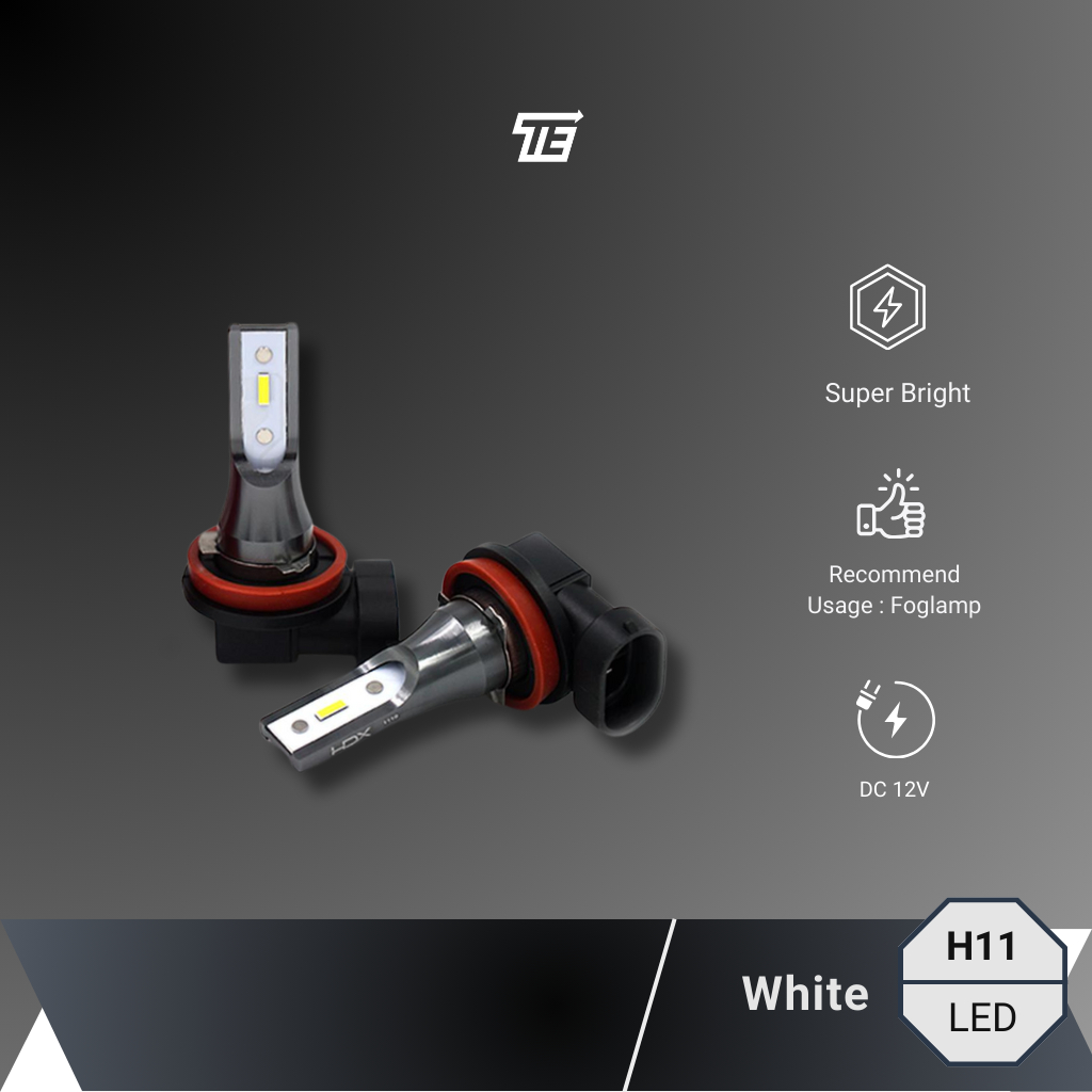 HDX LED H11 Radience Fog Lamp - Lampu Kabut Mobil - Thoward