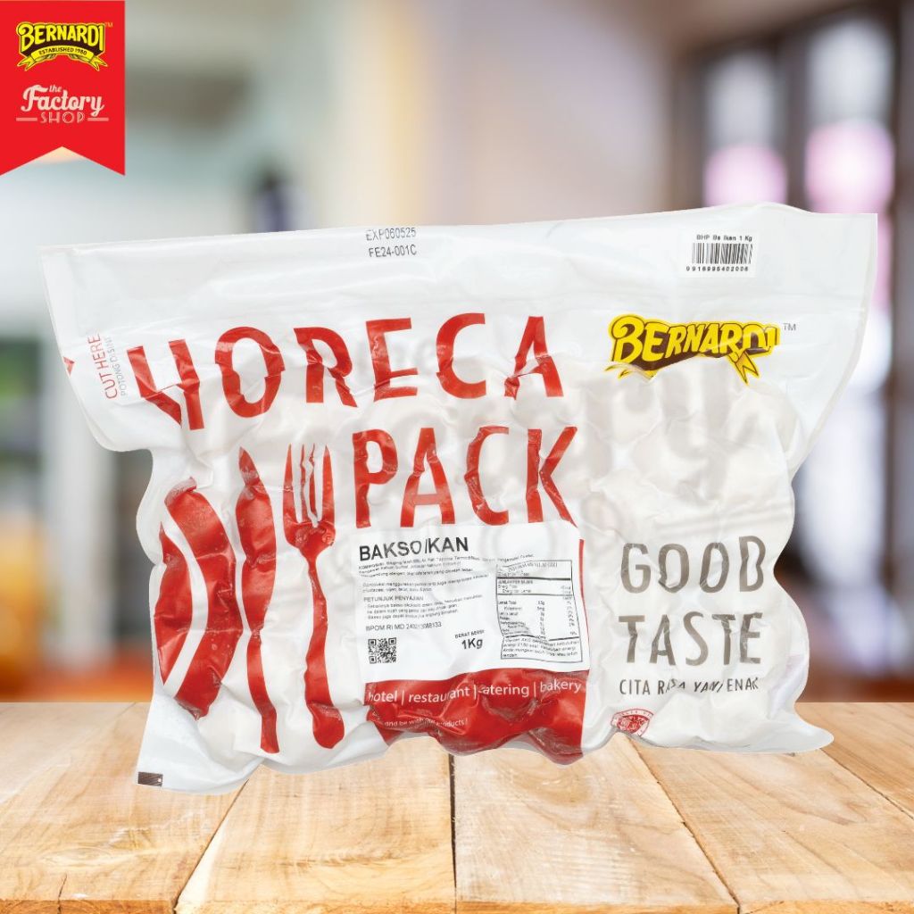 

Bernardi Horeca Pack Bakso Ikan 1 fishball kg