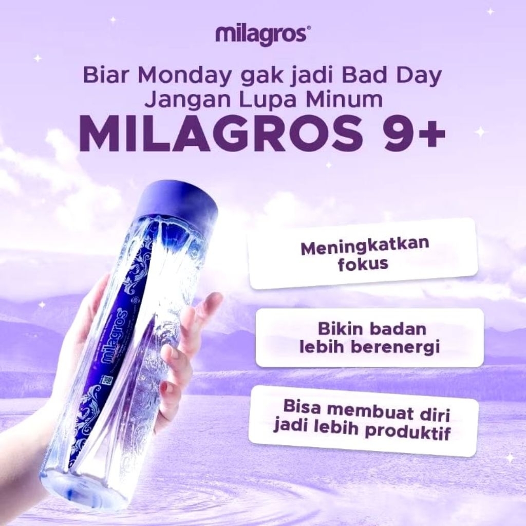 

MILA spasi GRO555 1 KARTON ISI 12 BOTOL AIR ALKALI PH 9+ DI JAMIN ASLI