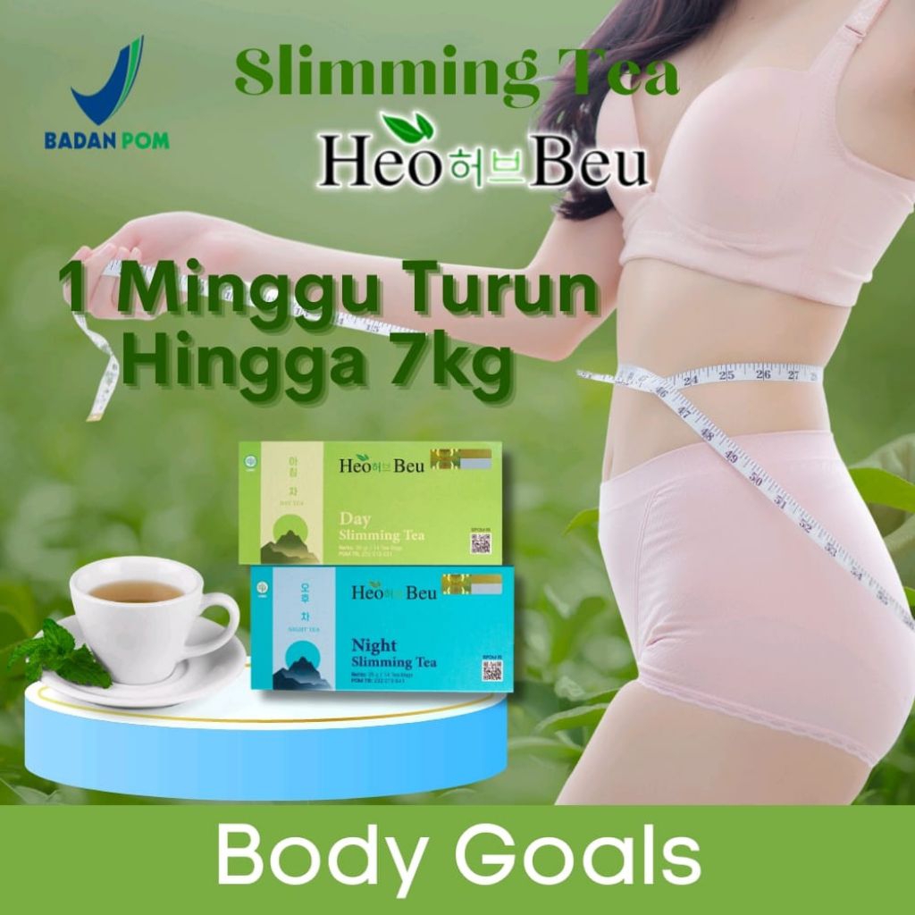 TEH HEO BEU SLIMMING TEA ORIGINAL HEO BEO SLIMING TEA BPOM ORI 100% TEH PELANGSING TEH DIET