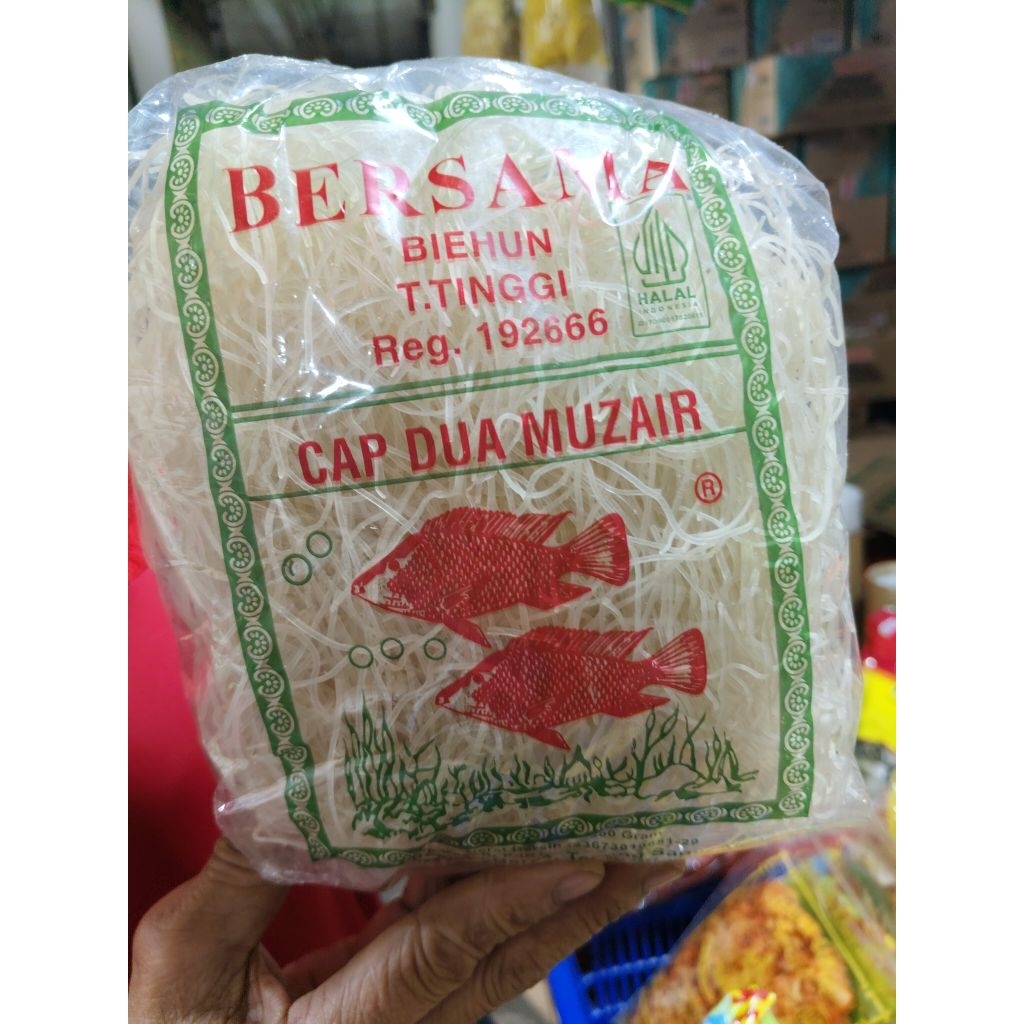 

Mie Bihun Cap Dua Muzair 300gr