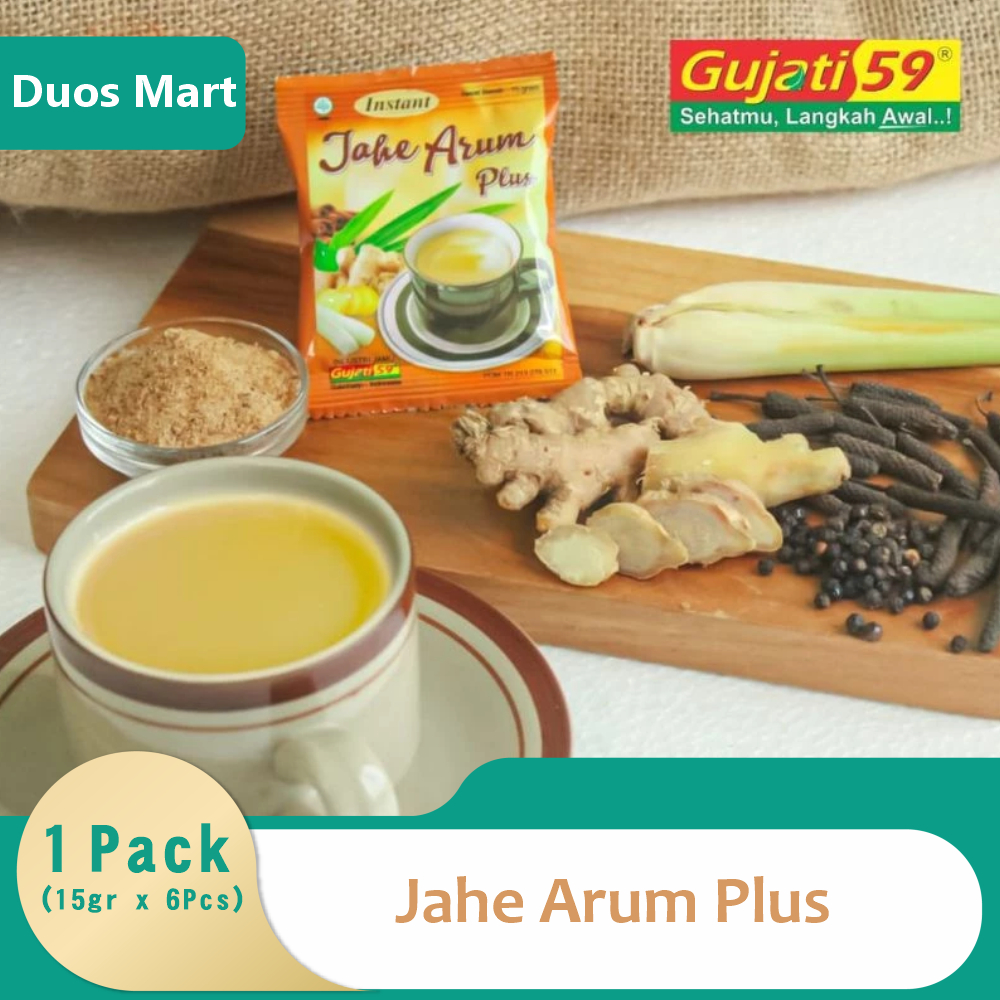 

GUJATI JAHE ARUM PLUS (1 Pack Isi 10 Sachet) / Rasa Manis