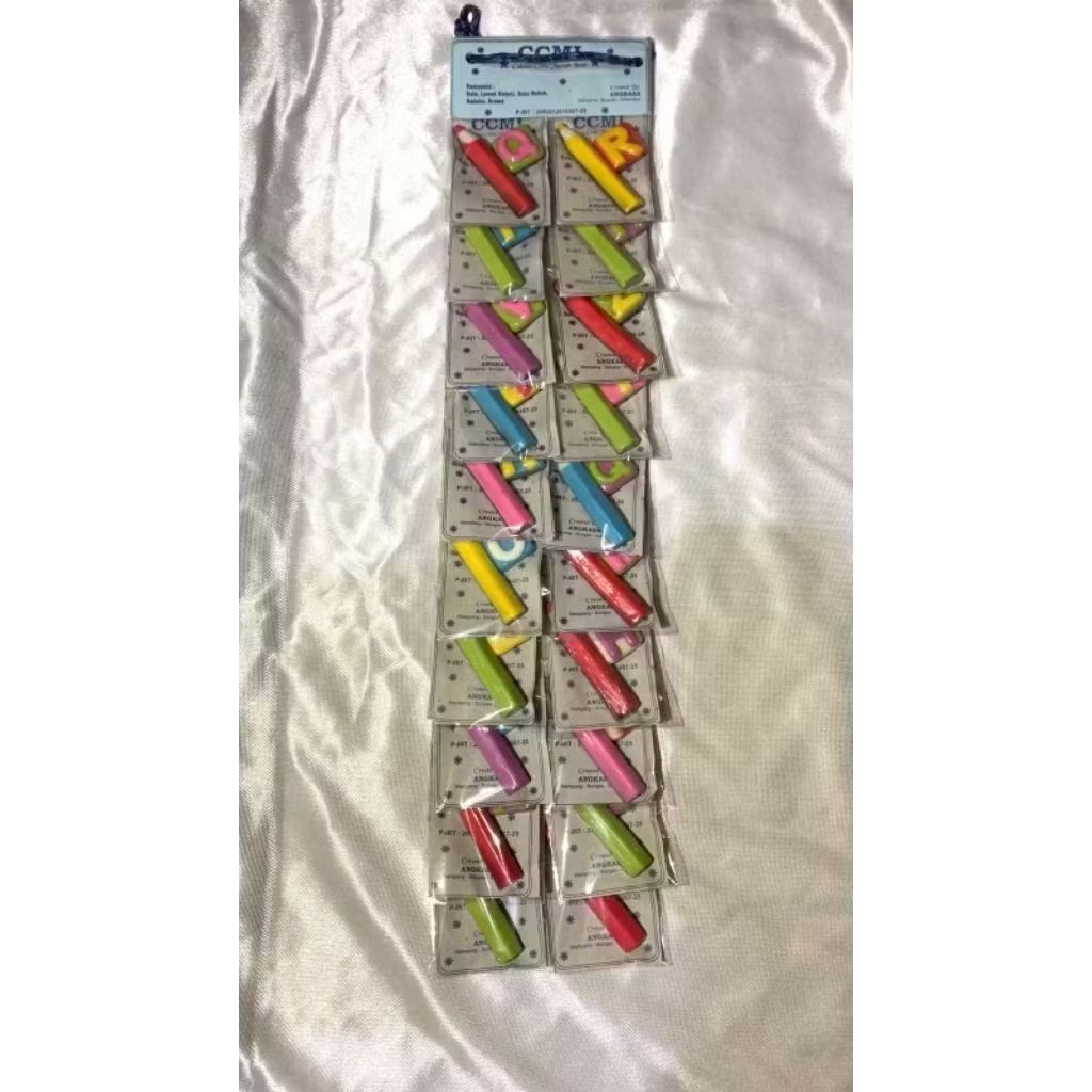 

cokelat Renceng Pencil dan Abjad