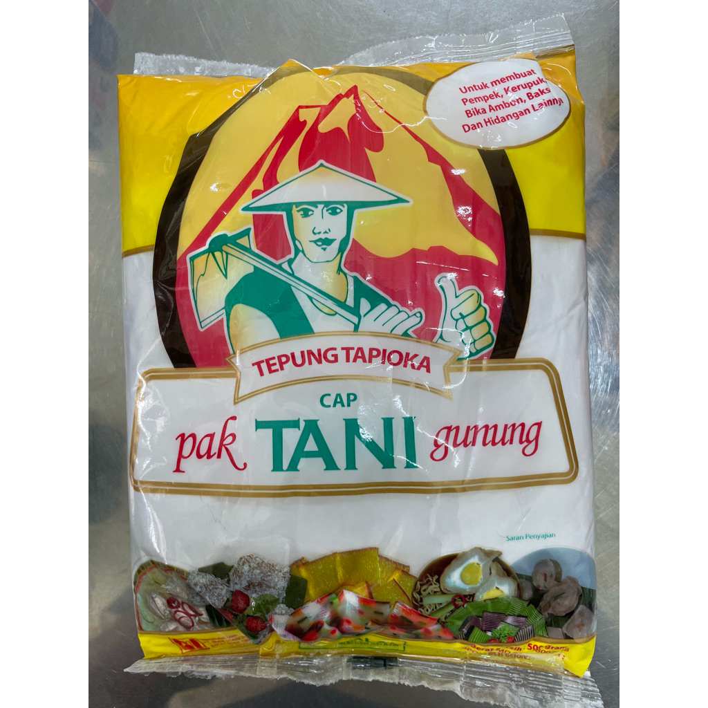 

Tepung Tapioka Cap Pak Tani Gunung 500gram