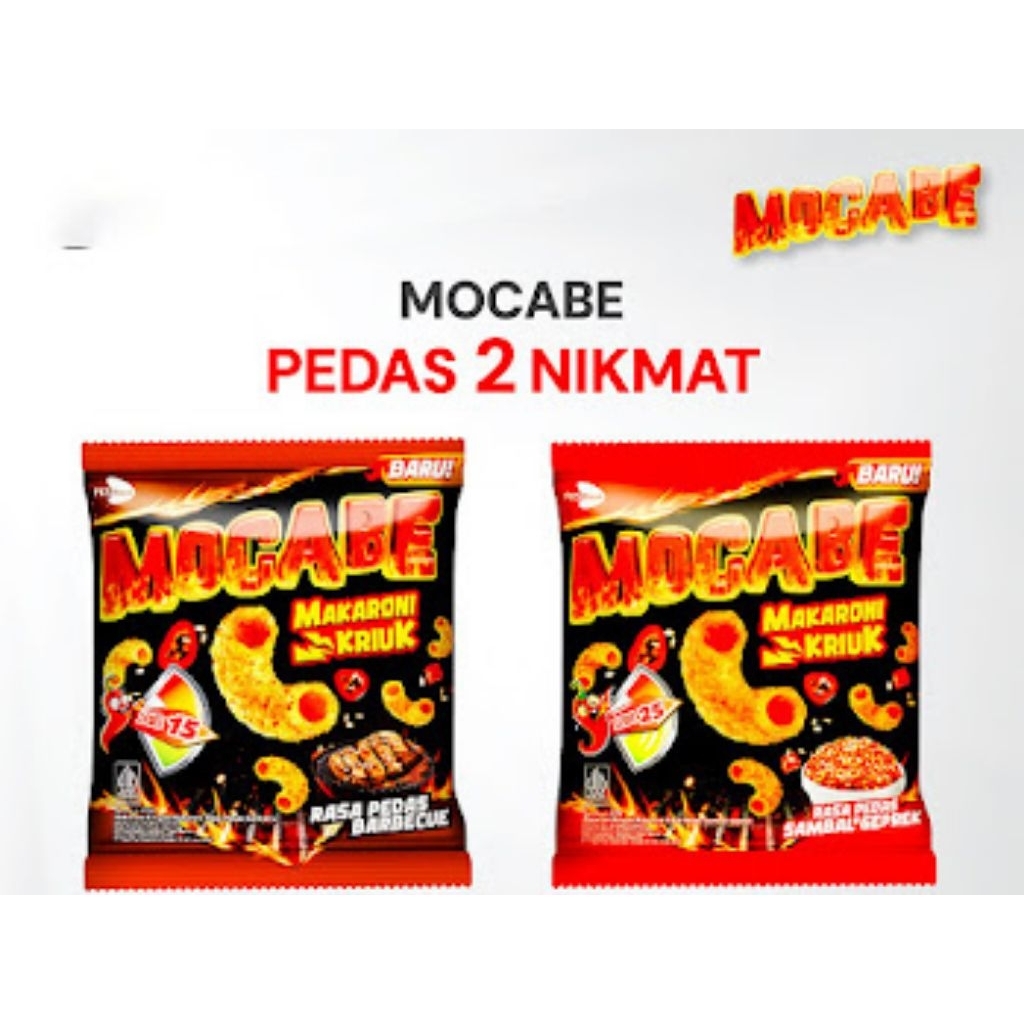 

Mocabe - Sambal Geprek - Small Pack - 1 Karton (6 renceng) - 60 Pcs - 24gr (Free 12 Pcs)