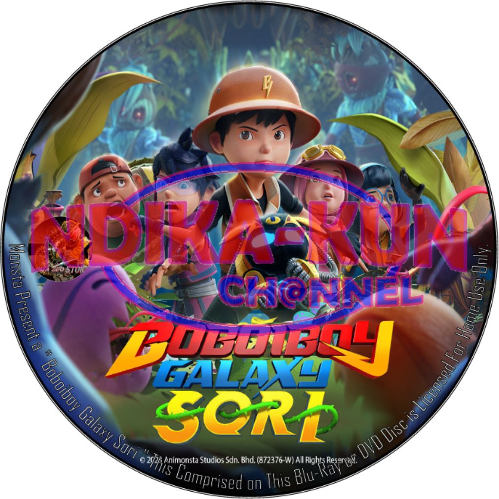 Kaset DVD Boboiboy Galaxy Sori Full Episode