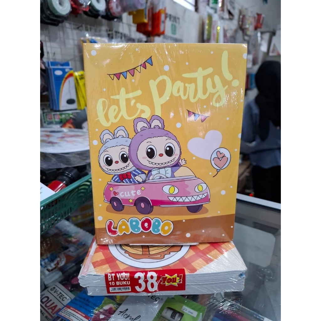 

1 pack buku tulis merk YOU isi 38 lembar