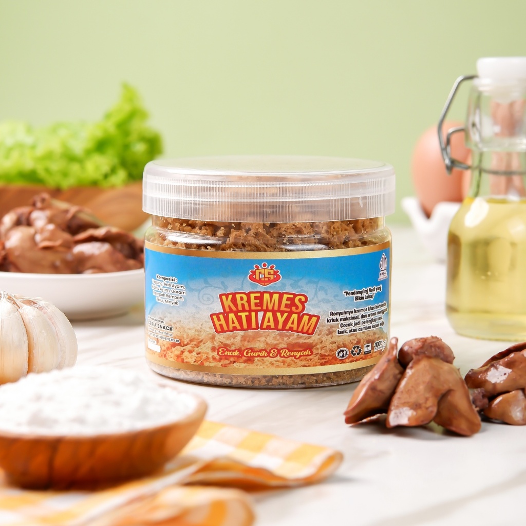 

Ceria Snack - Kremes Hati Ayam 100gr | Kremesan Hati Ayam MPASI 100Gram