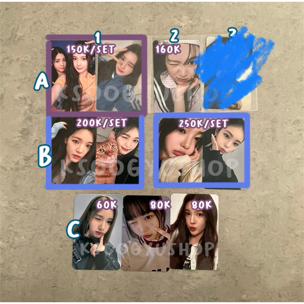 Hearts2Hearts H2H The Chase Photocard PC POB Fansign Jakarta LD Lucky Draw Draw A-na Ye-on Ian Yuha 