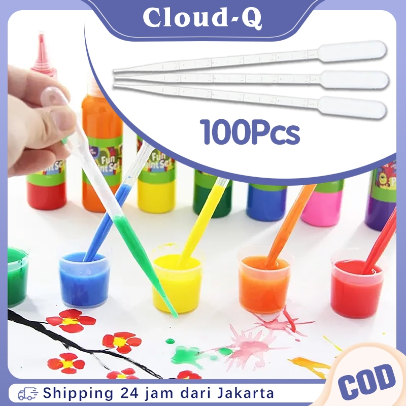 Isi100 Pipet Tetes Plastik 10ml Pipet Tetes Obat Laboratorium Universa