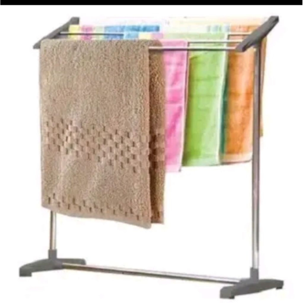 N5 COD GANTUNGAN HANDUK Stainless / JEMURAN HANDUK 2 Kaki BERDIRI RAK GANTUNG HANDUK