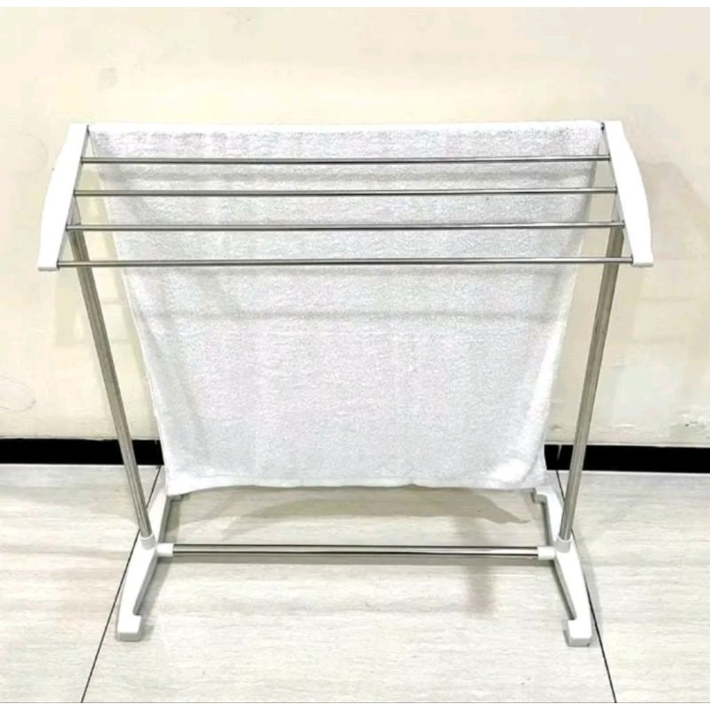 N5 COD GANTUNGAN HANDUK Stainless / JEMURAN HANDUK 2 Kaki BERDIRI RAK GANTUNG HANDUK