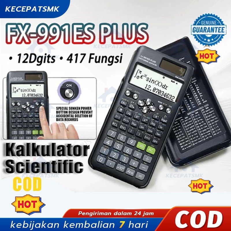 

Kalkulator Scientific Casio FX-991EX Kalkulator Scientific Casio ilmiah 350es PLUS/991ES PLUS Classwiz Asli dan Bergaransi FX-991CW Kalkulator Ilmiah Original 991ES-Plus Kalkulator Casio Scientific Calculator Casio Scientific Kalkulator Scientific Casio8