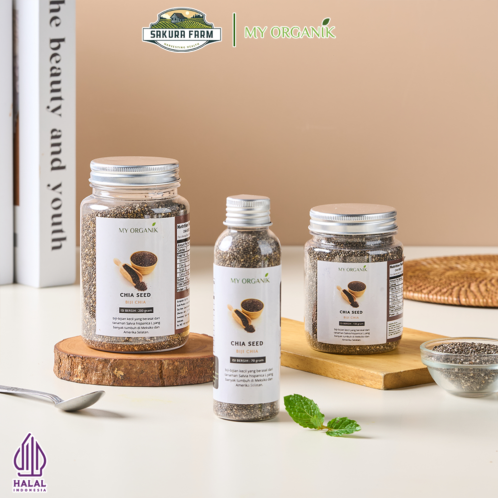

My Organik Chia Seed Organic Chia Seed Grade A Premium Quality Original 100% Murni non GMO Asli