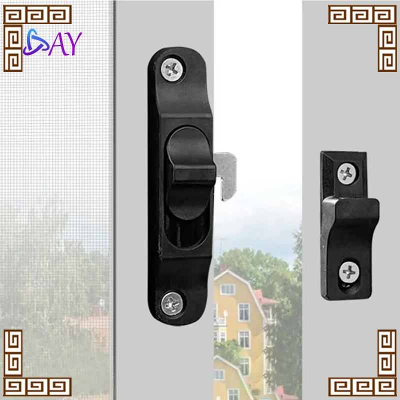 Pengunci Jendela Geser Aluminium Kunci Sliding Window Anti Maling Kaca & Pintu Kasa