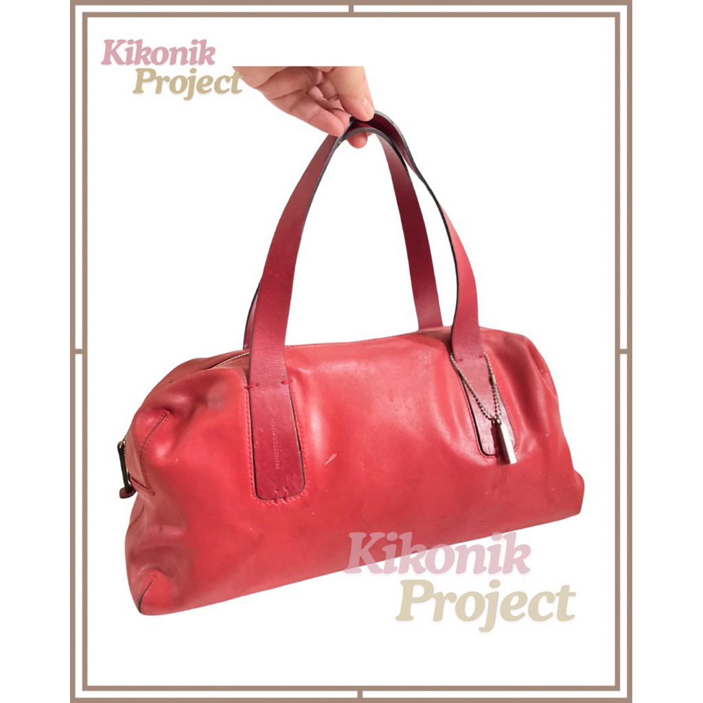 Tas Wanita Preloved Francesco Biasia Leather Shoulder Bag