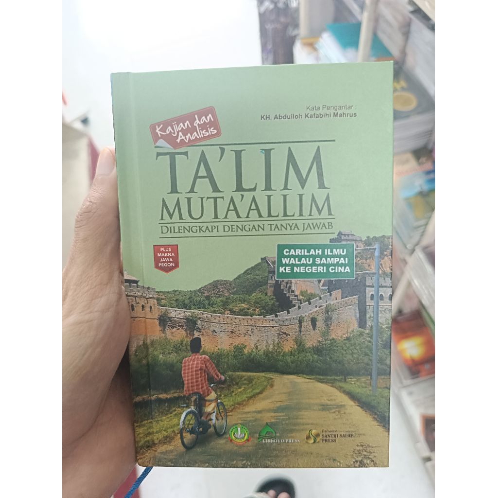 

buku -kitab ta'lim muta'alim terjemah 3 bahasa arab Pegon Indonesia Lux -hard cover saku cetakan lirboyo