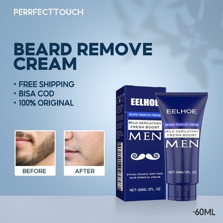 EELHOE beard hair removal cream 60ml men's hair removal cream mild hair removal cream hair removal