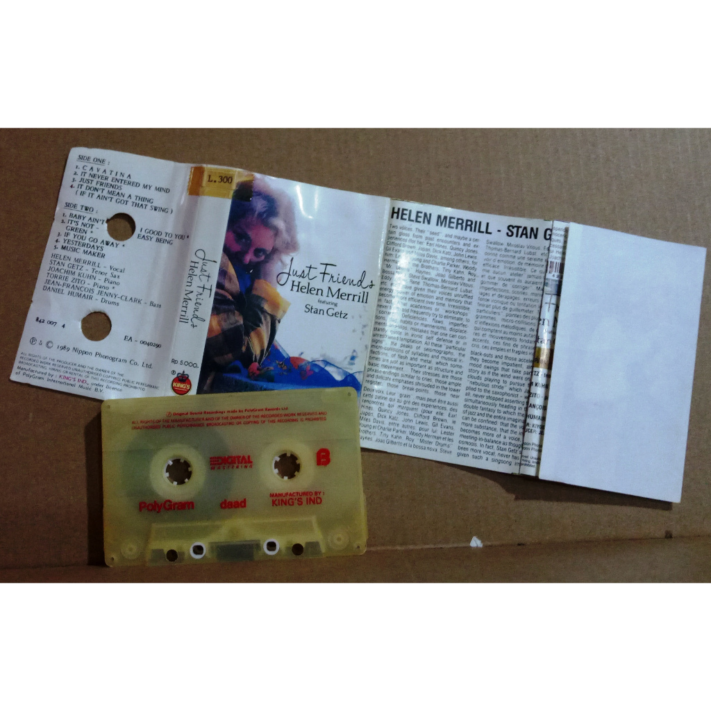 HELEN MERRILL feat STAN GETZ - JUST FRIENDS - Kaset