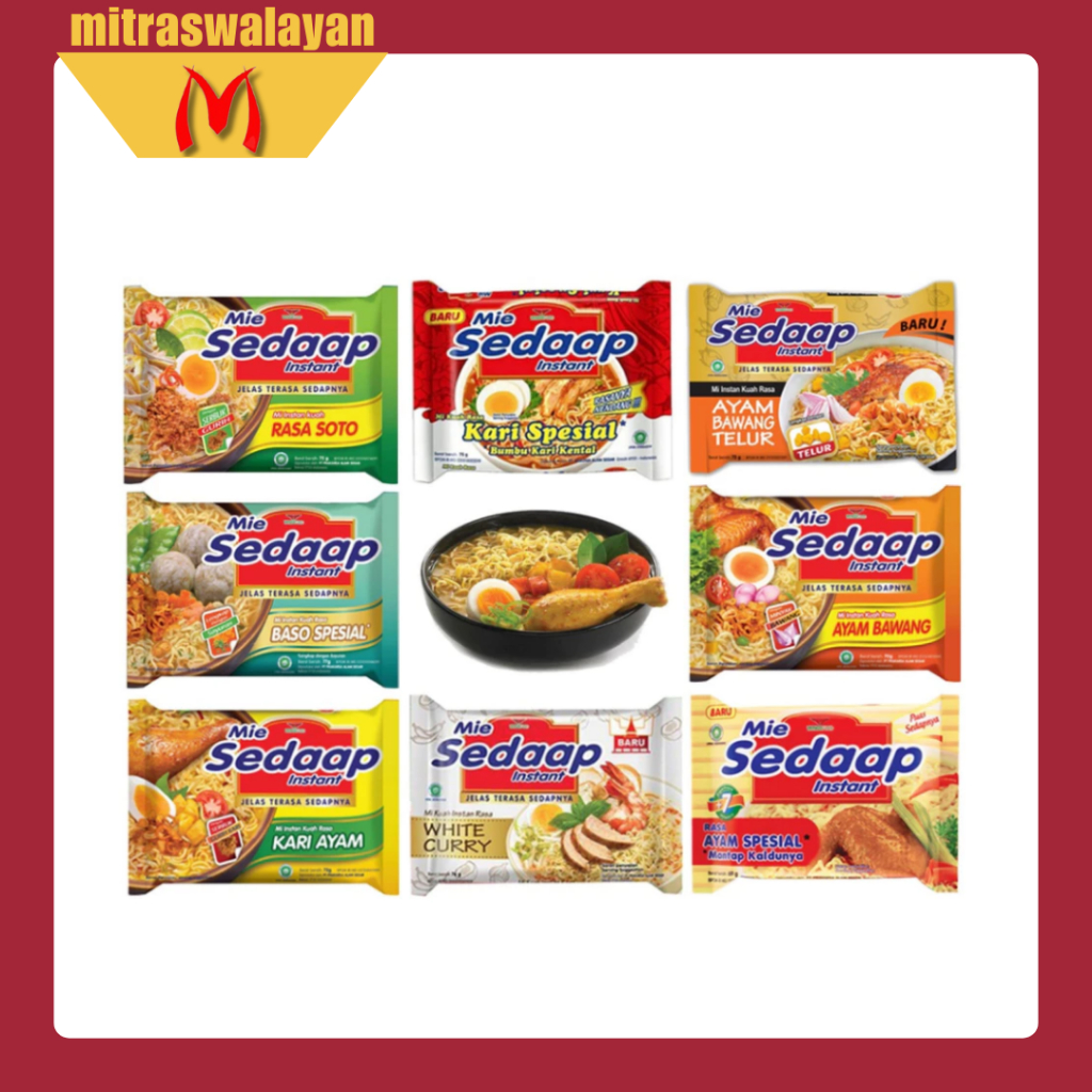 

SEDAAP Mie Instan Kuah All Variant