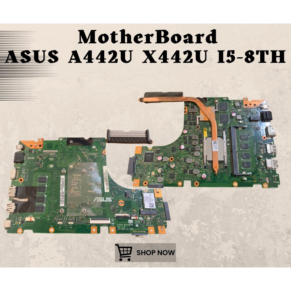 MOBO MAINBOARD MOTHERBOARD LAPTOP ASUS A442U X442 I5 GEN 8 NVIDIA NORMAL