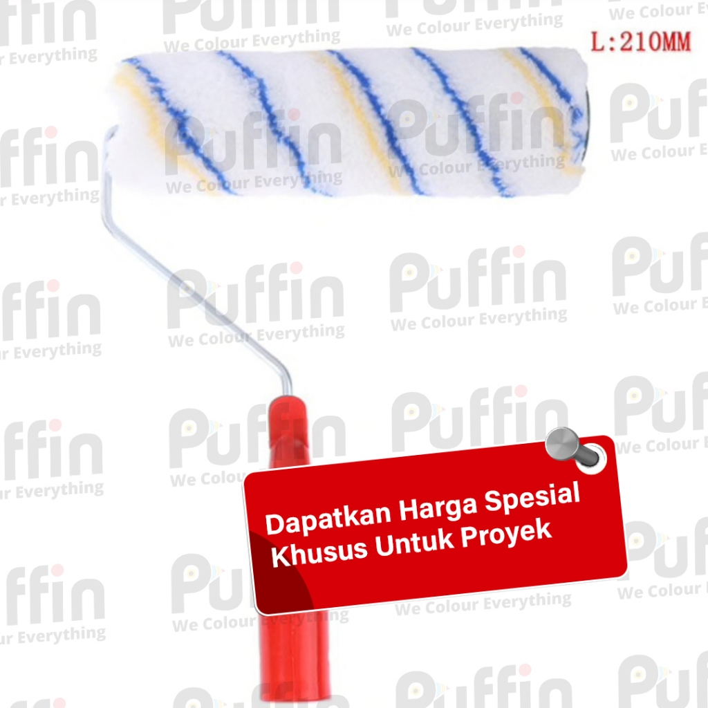 Puffin paint kuas roll cat tembok / paint roller 9 inch