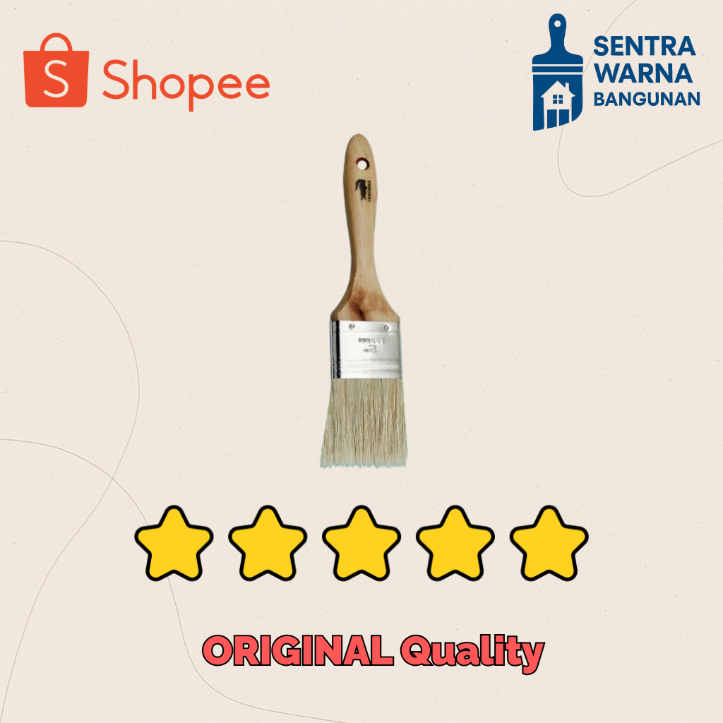 

Kuas Cat Crocodile | Kuas Tangan 2 inch