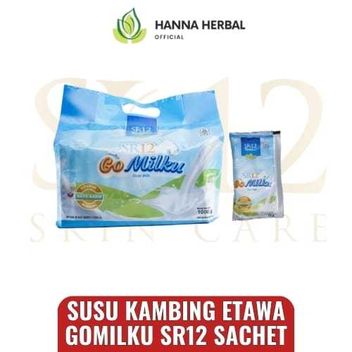 

Hanna herbal official - Gomilku Sachet SR12 Susu Kambing Etawa kemasan sachet Isi 40pcs