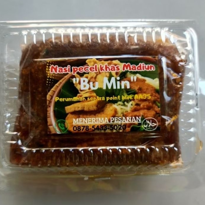 

Sambel pecel khas madiun "bu min