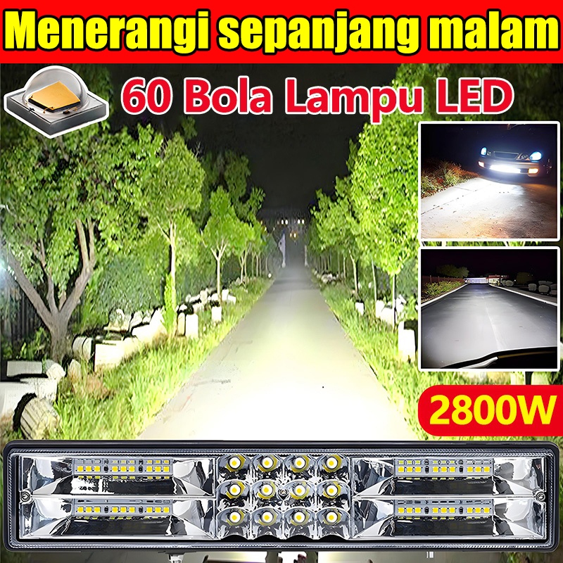 Lebih terang dari siang hari Lampu Tembak Mobil Super Terang / Lampu Sorot Mobil 12 Volt Super