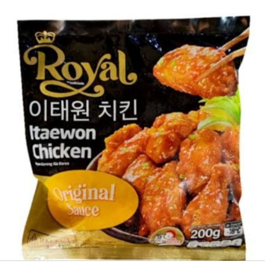 

Belfoods Royal Itaewon Chicken / Chicken Wings Ala Korea / Sayap Ayam Berbumbu | Berat Bersih 200gr