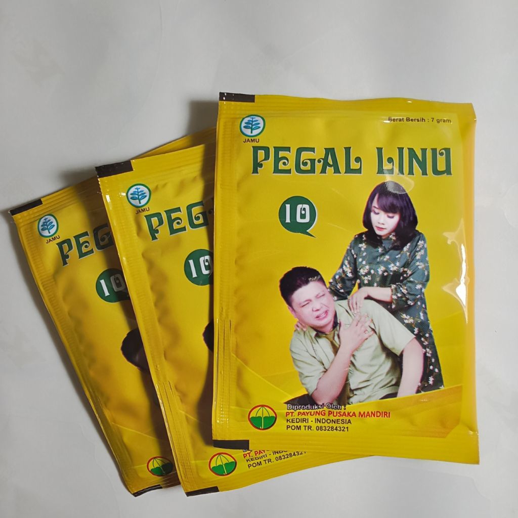 

JAMU PEGAL LINU CAP PAYUNG PUSAKA ISI 10 SACHETS HALAL BPOM
