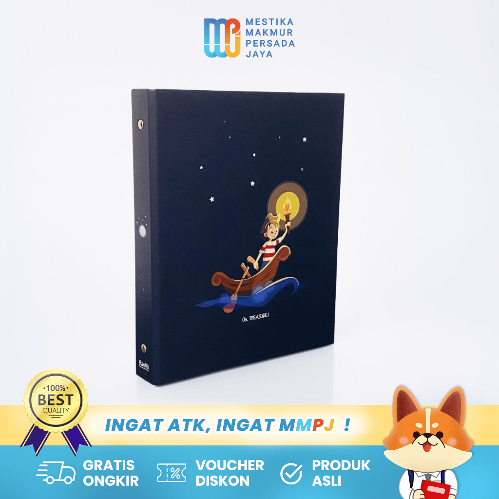 

Bantex Binder A5 Treasure - Notebook Kuliah + Isi Kertas Binder 80gsm
