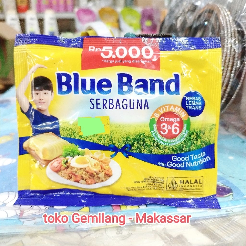 

Blue band margarin serbaguna pouch 100 gr