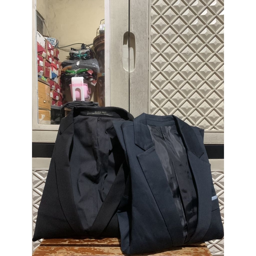 ORIGINAL JAS SUIT COMFORT ZARA BLAZER TUXEDO GUESS SINGLE BREASTED STRETCH